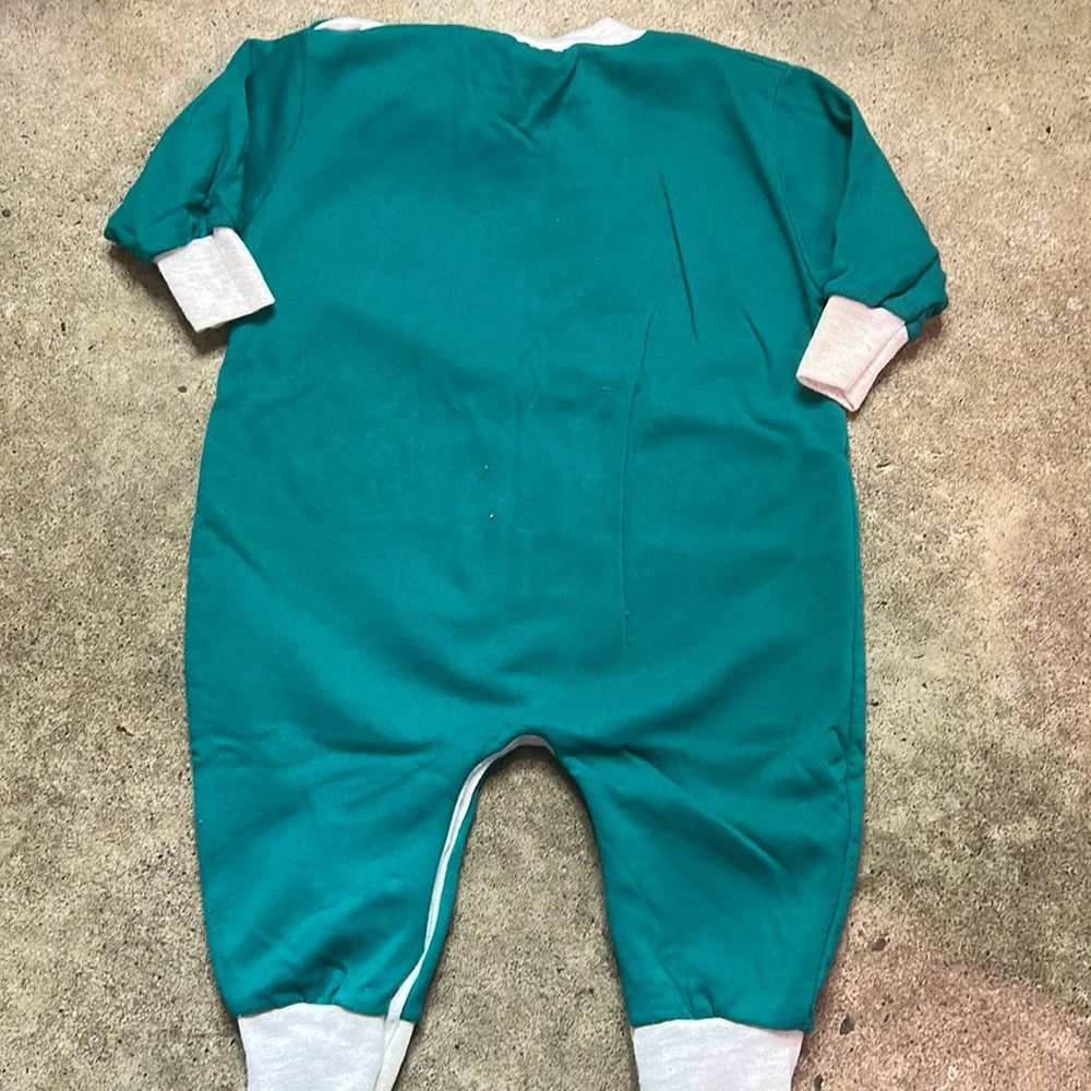 Vintage Miami Dolphins Baby Onesie Football Americas Sport Team 24 months